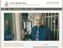 Tablet Screenshot of fredsbailbonding.com